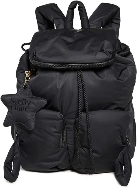 See by Chloe Women's Joy Rider Backpack, Black, .